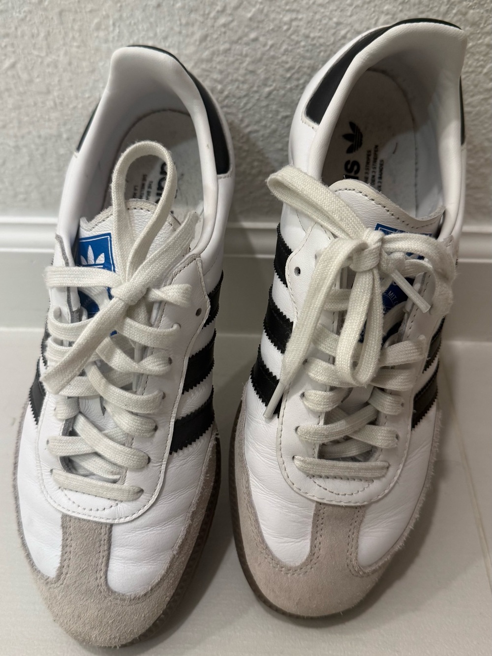Adidas Samba Classic Black & White Sneakers • Women’s Size 8 - Picture 4 of 8